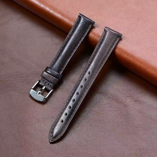 Coffee Leather Strap